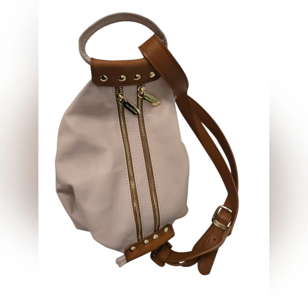 RARE Valentina Sling Backpack Real Italian‎ Leather Convertible Bag NEW